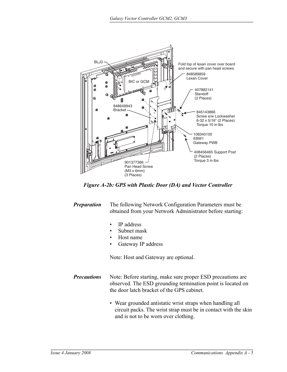 Preparation, Precautions, A - 5 | GE Industrial Solutions Galaxy Vector Controller GCM3 User Manual | Page 83 / 102