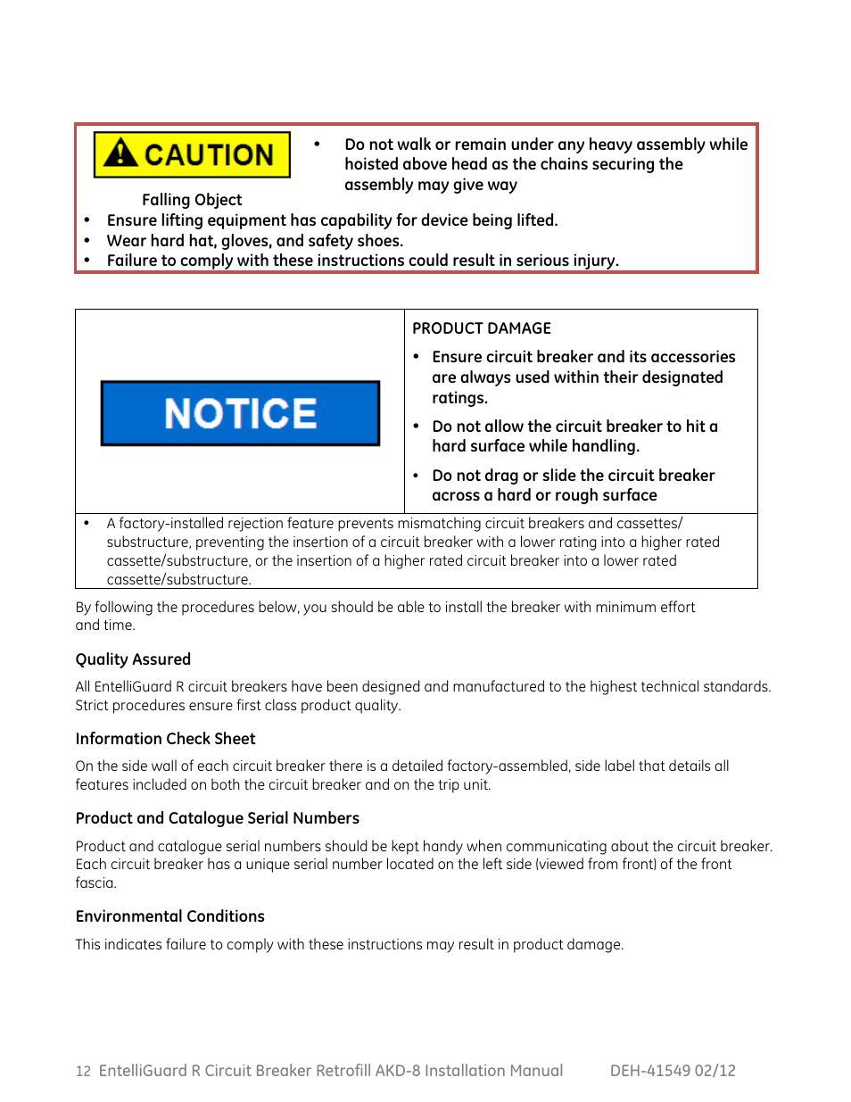 GE Industrial Solutions EntelliGuard R AKD-8 User Manual | Page 13 / 45