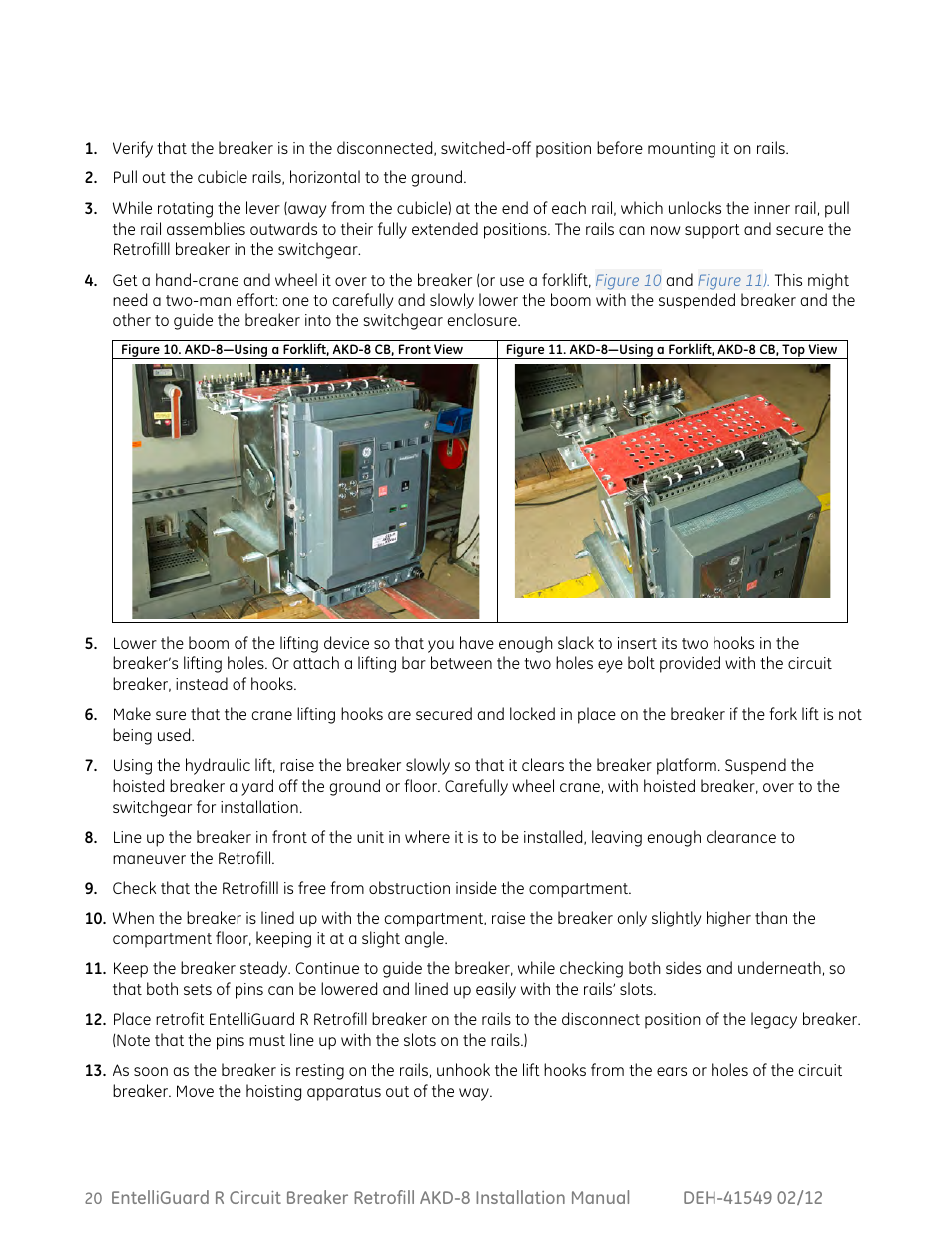 GE Industrial Solutions EntelliGuard R AKD-8 User Manual | Page 21 / 45