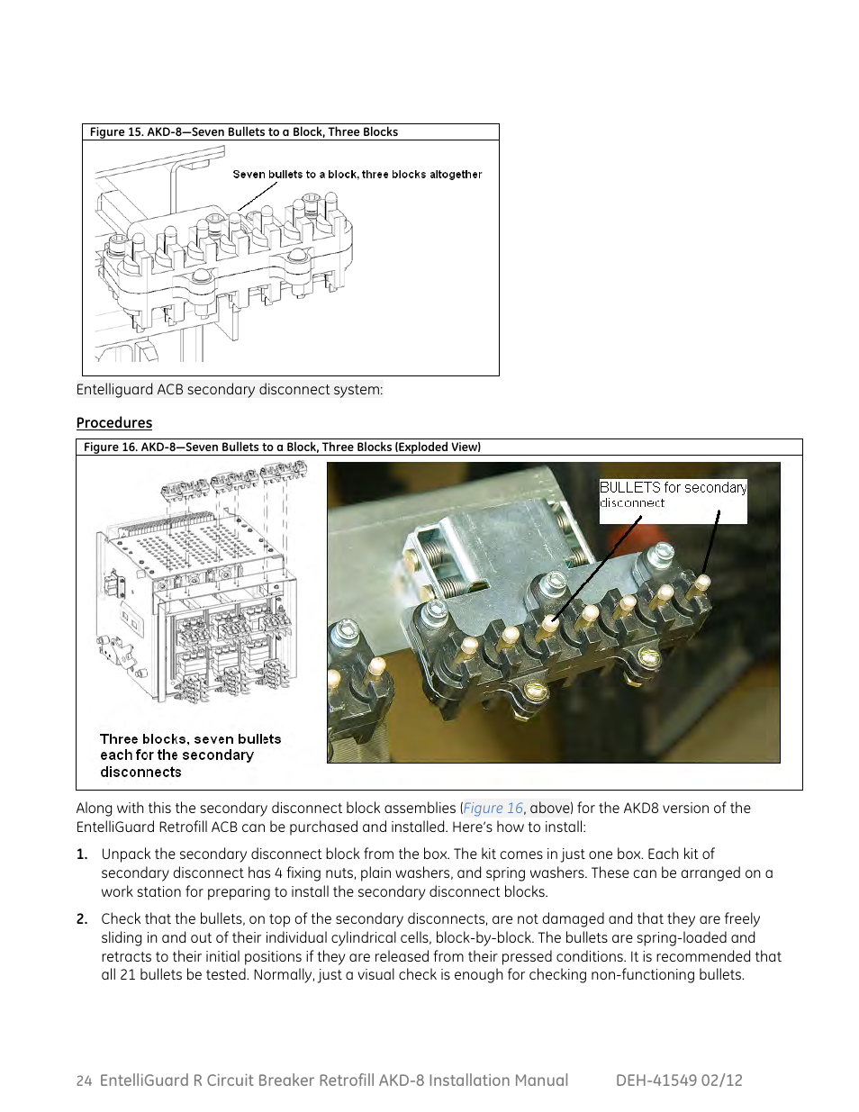GE Industrial Solutions EntelliGuard R AKD-8 User Manual | Page 25 / 45