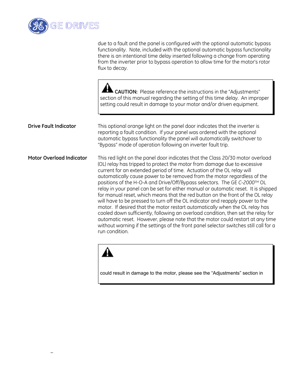 GE Industrial Solutions AF-650 GP Drive Panel User Manual | Page 14 / 57