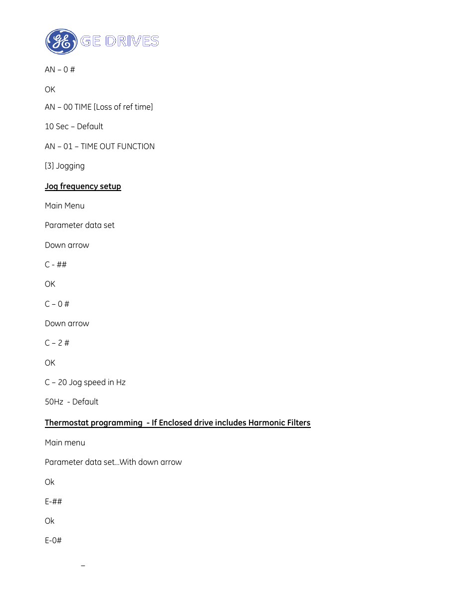 GE Industrial Solutions AF-650 GP Drive Panel User Manual | Page 24 / 57