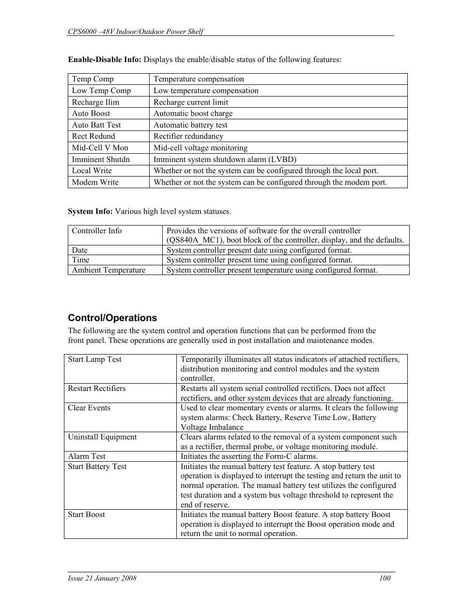 GE Industrial Solutions CPS6000 User Manual | Page 100 / 212