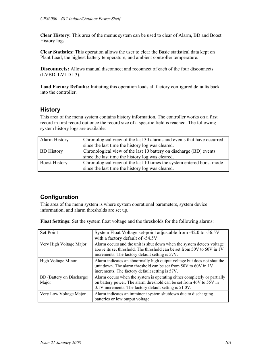 GE Industrial Solutions CPS6000 User Manual | Page 101 / 212