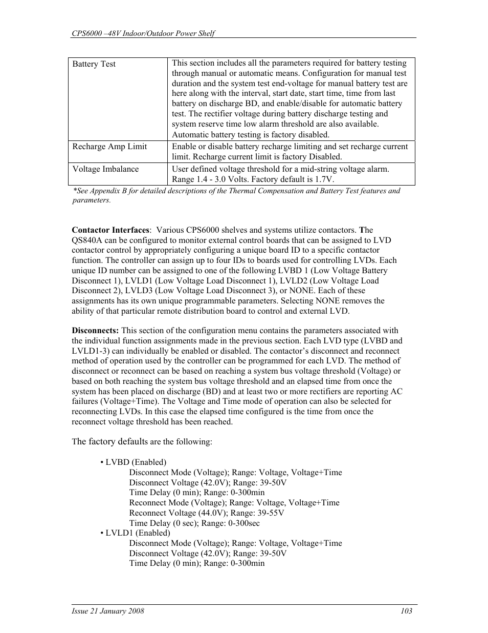 GE Industrial Solutions CPS6000 User Manual | Page 103 / 212