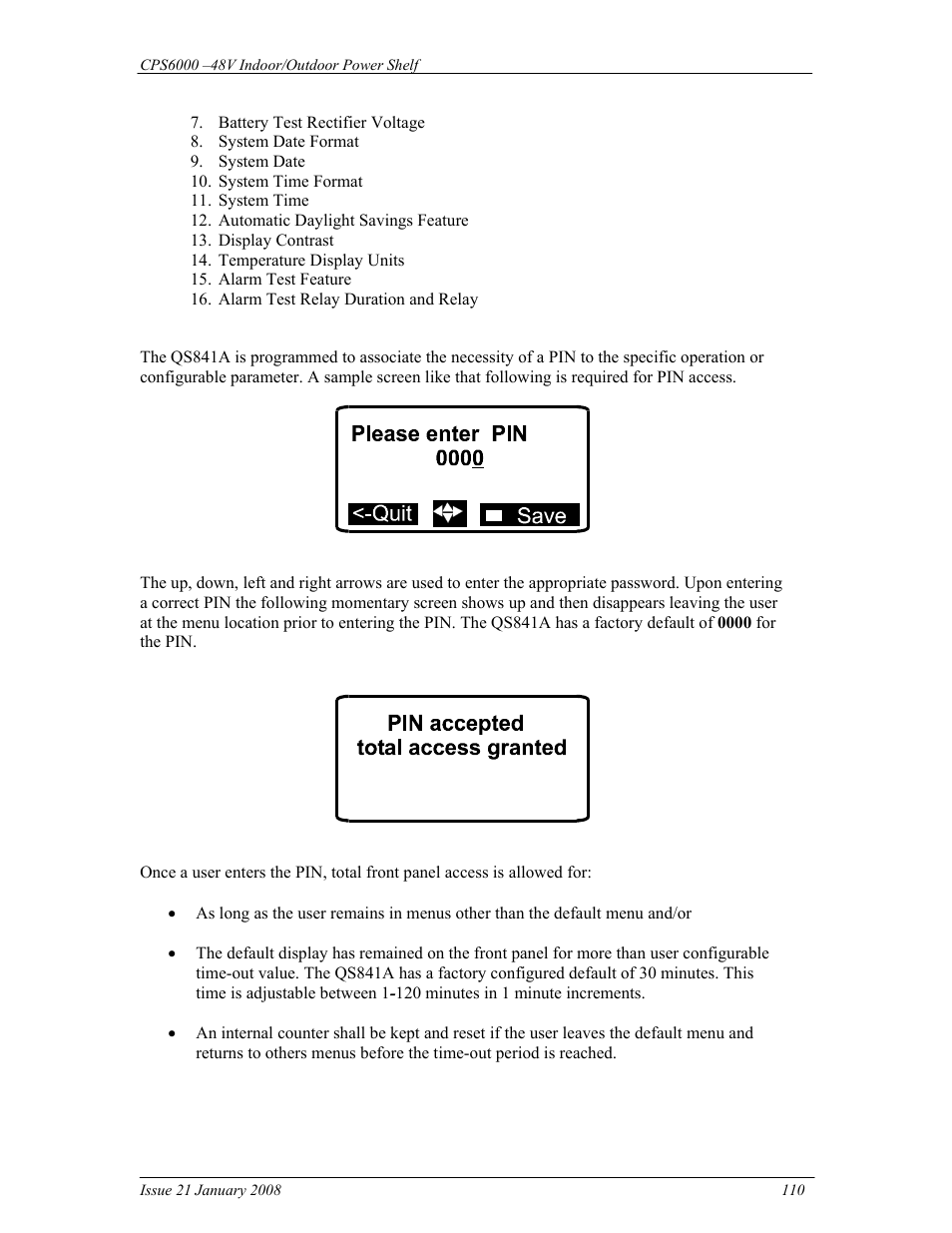 GE Industrial Solutions CPS6000 User Manual | Page 110 / 212