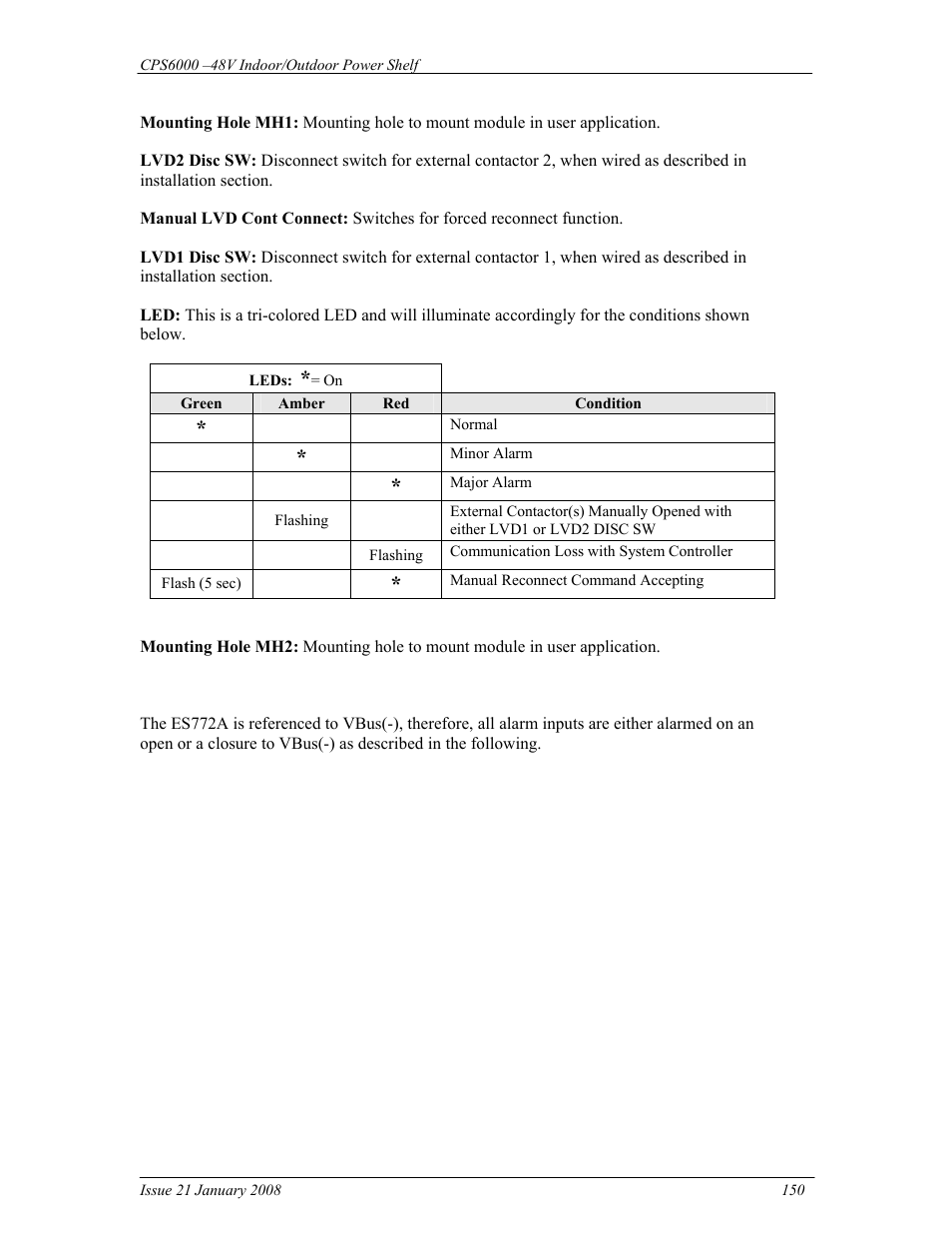 GE Industrial Solutions CPS6000 User Manual | Page 150 / 212