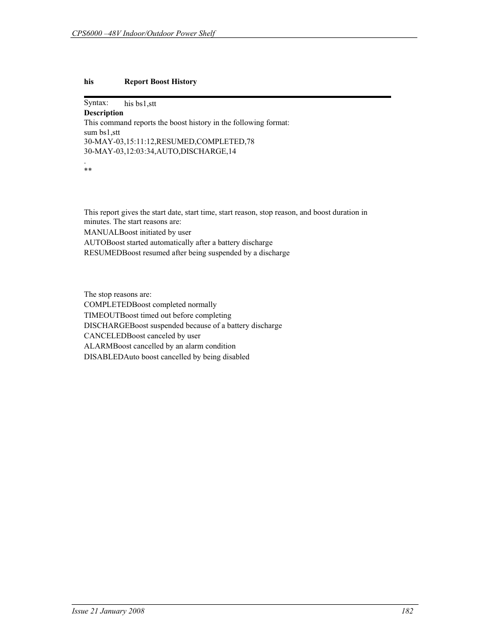 GE Industrial Solutions CPS6000 User Manual | Page 182 / 212
