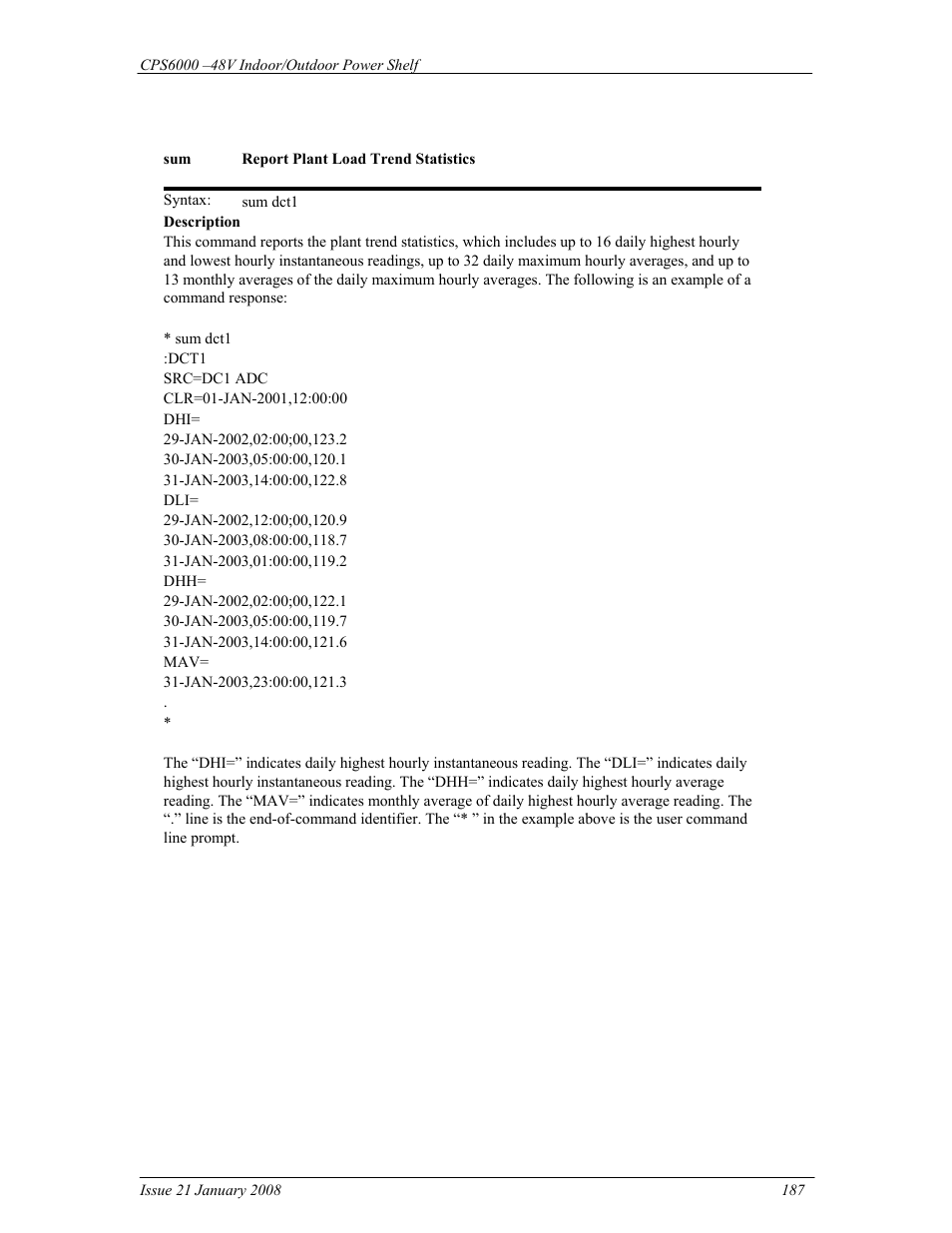 GE Industrial Solutions CPS6000 User Manual | Page 187 / 212