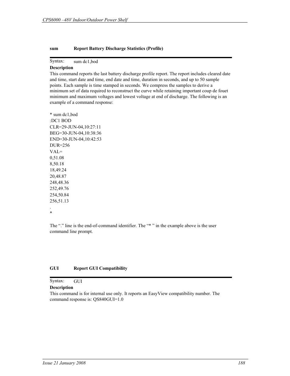 GE Industrial Solutions CPS6000 User Manual | Page 188 / 212