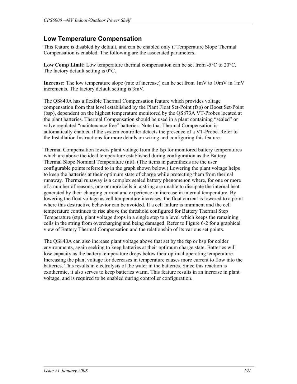 GE Industrial Solutions CPS6000 User Manual | Page 191 / 212