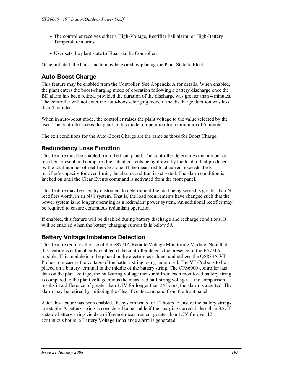 GE Industrial Solutions CPS6000 User Manual | Page 195 / 212