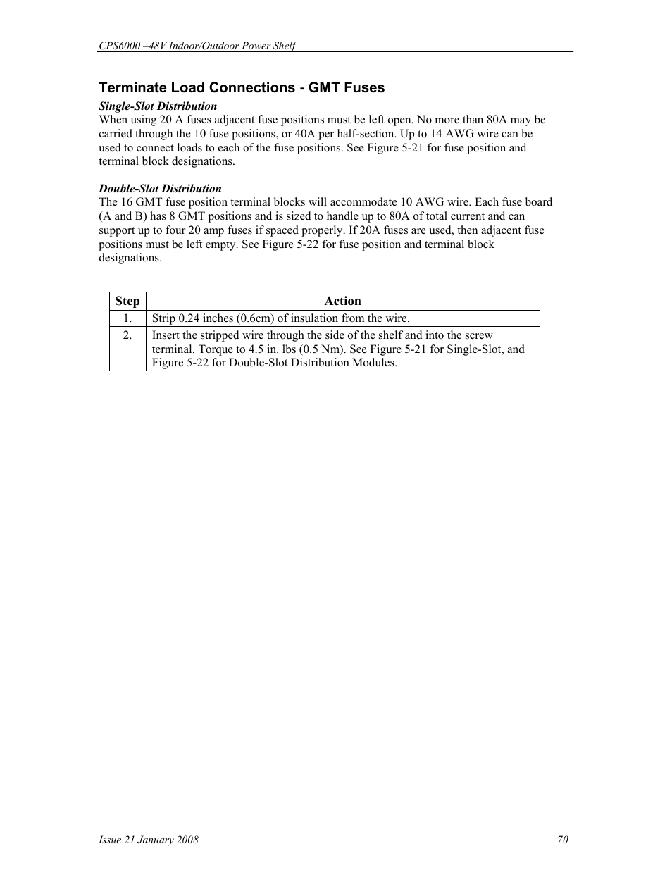 GE Industrial Solutions CPS6000 User Manual | Page 70 / 212