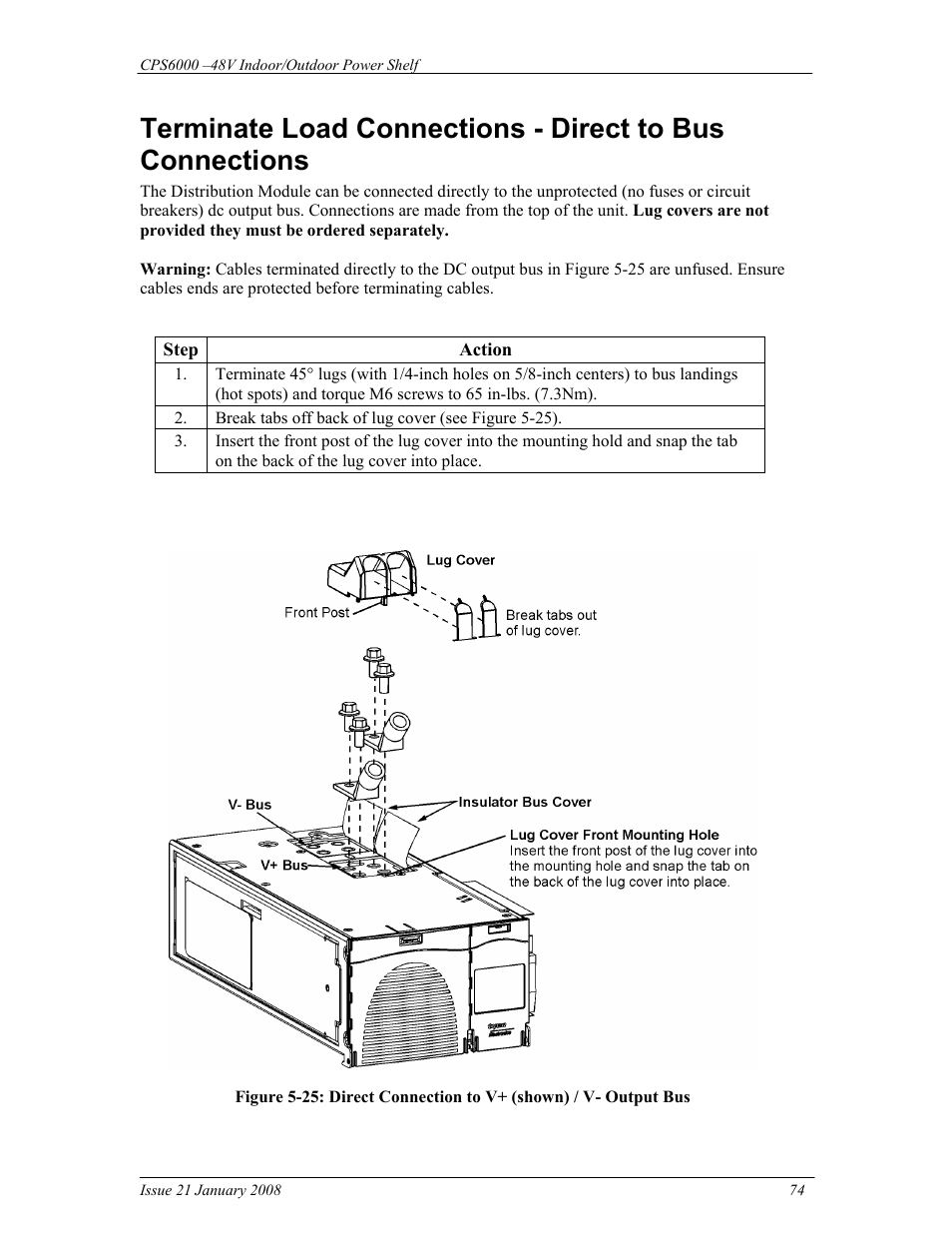 GE Industrial Solutions CPS6000 User Manual | Page 74 / 212