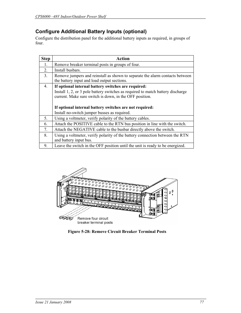 GE Industrial Solutions CPS6000 User Manual | Page 77 / 212