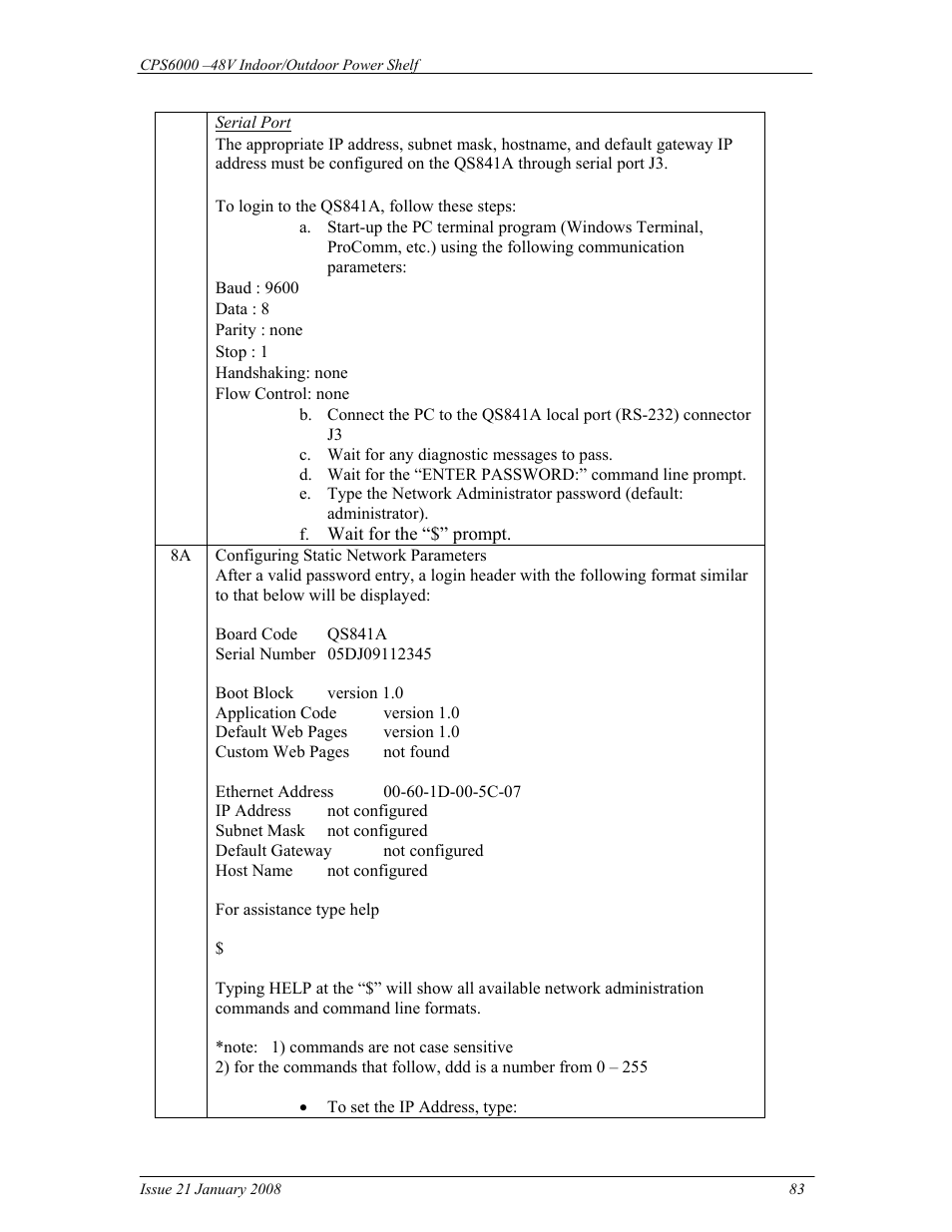 GE Industrial Solutions CPS6000 User Manual | Page 83 / 212