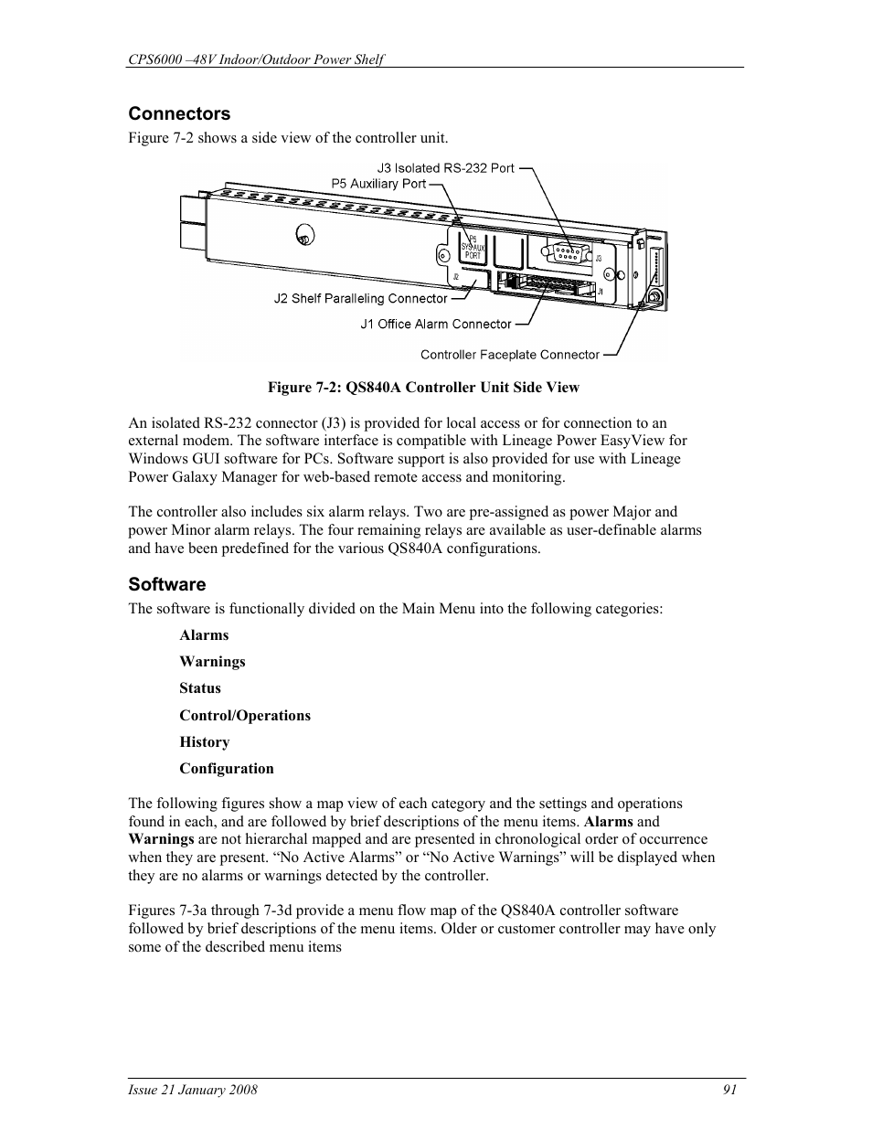 GE Industrial Solutions CPS6000 User Manual | Page 91 / 212