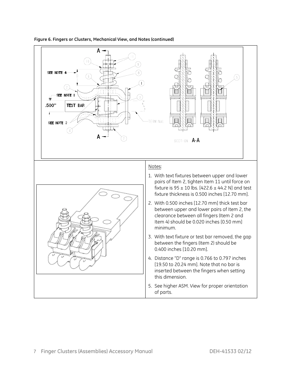 GE Industrial Solutions Finger Clusters User Manual | Page 8 / 11