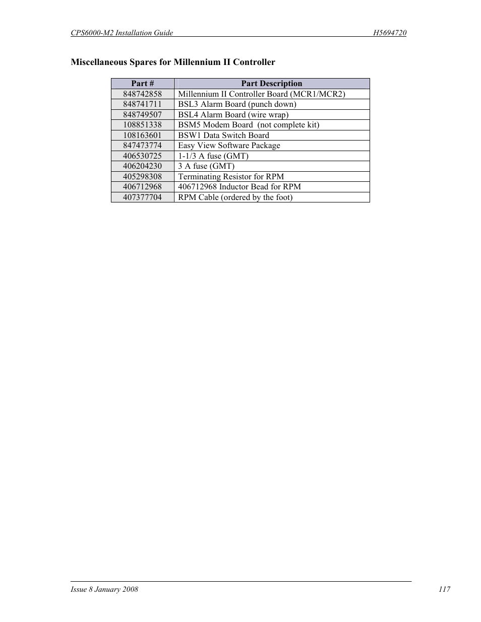 GE Industrial Solutions CPS6000-M2 User Manual | Page 117 / 134