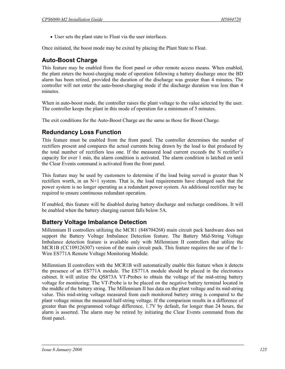 GE Industrial Solutions CPS6000-M2 User Manual | Page 125 / 134