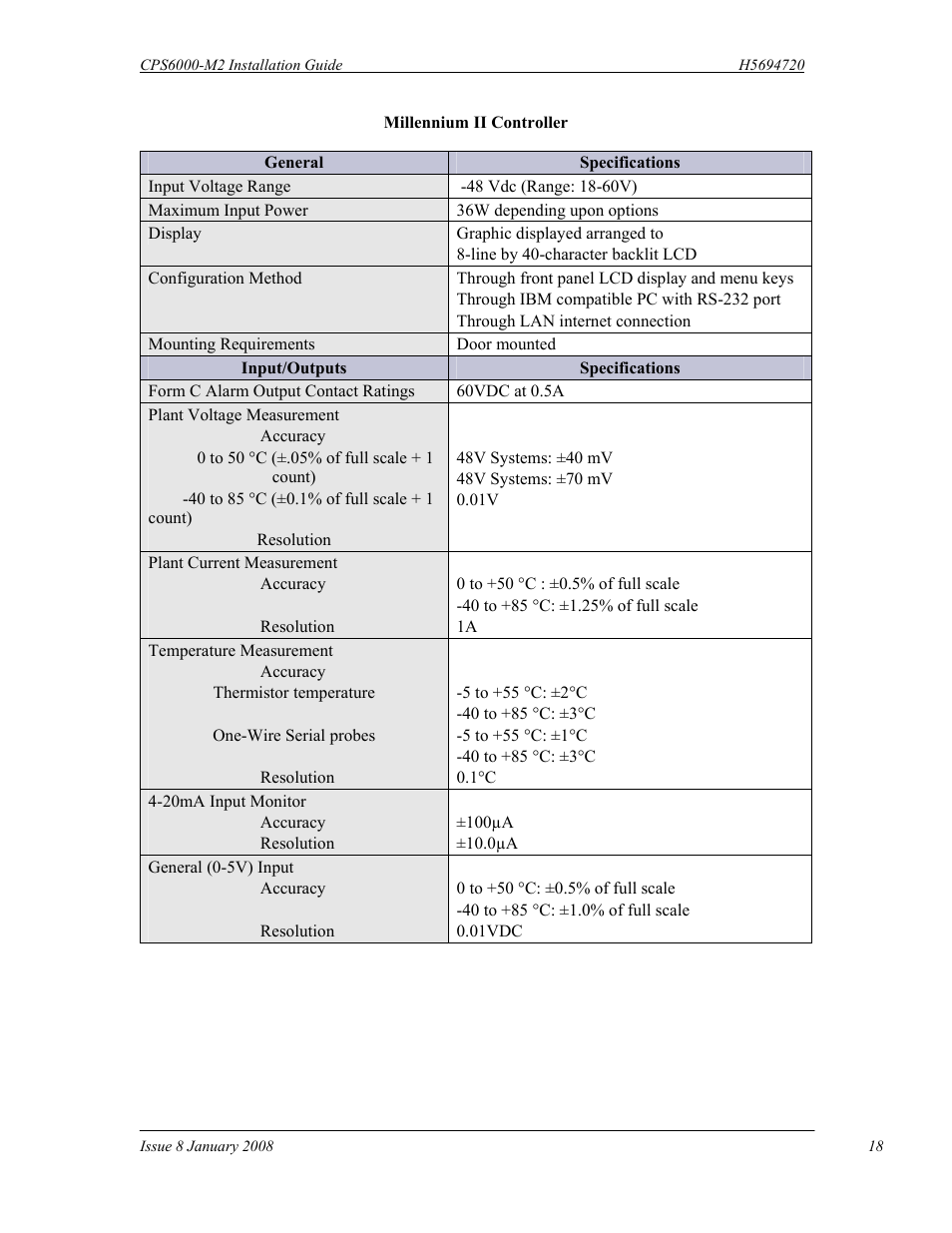 GE Industrial Solutions CPS6000-M2 User Manual | Page 18 / 134
