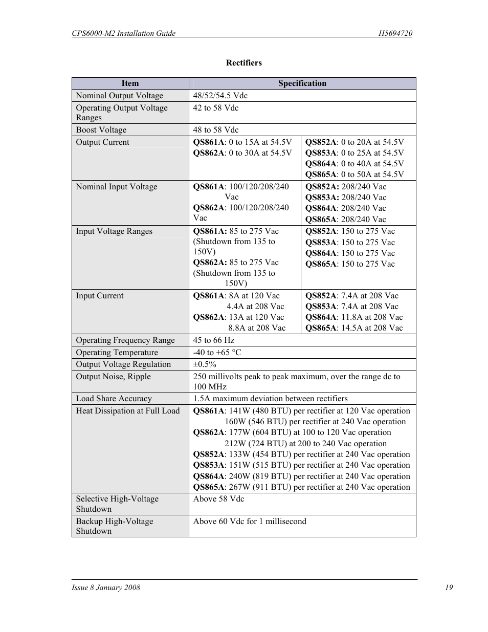 GE Industrial Solutions CPS6000-M2 User Manual | Page 19 / 134