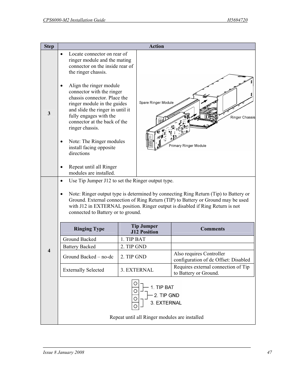 GE Industrial Solutions CPS6000-M2 User Manual | Page 47 / 134