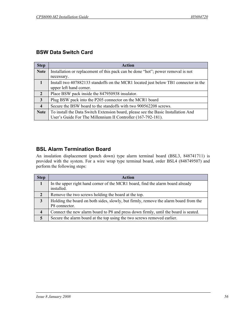 GE Industrial Solutions CPS6000-M2 User Manual | Page 56 / 134