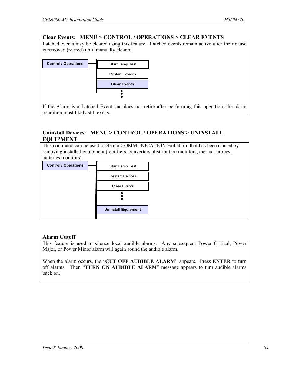 GE Industrial Solutions CPS6000-M2 User Manual | Page 68 / 134