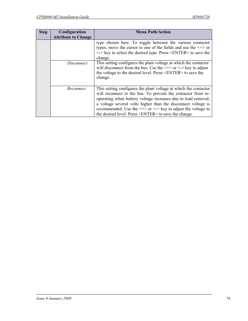 GE Industrial Solutions CPS6000-M2 User Manual | Page 78 / 134