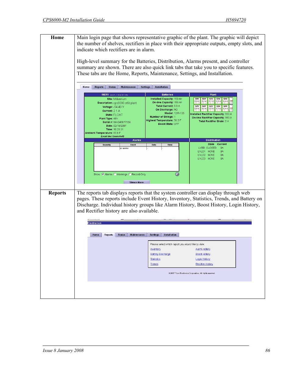 GE Industrial Solutions CPS6000-M2 User Manual | Page 86 / 134