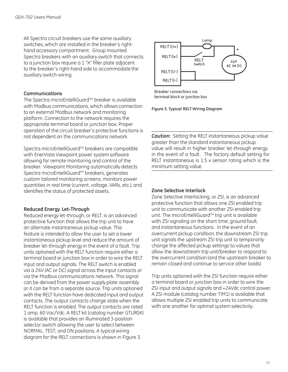 GE Industrial Solutions Spectra RMS Molded Case User Manual | Page 13 / 52