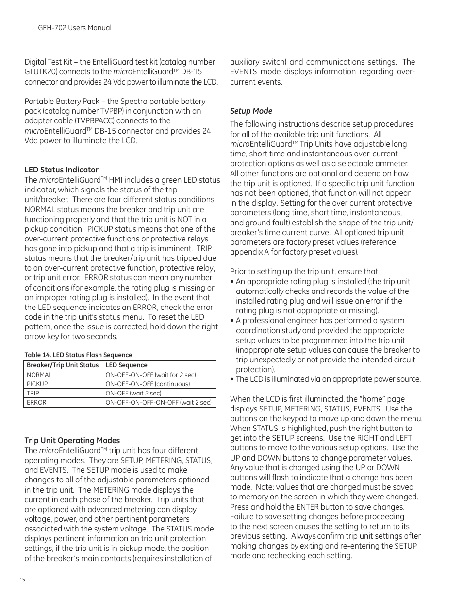 GE Industrial Solutions Spectra RMS Molded Case User Manual | Page 16 / 52