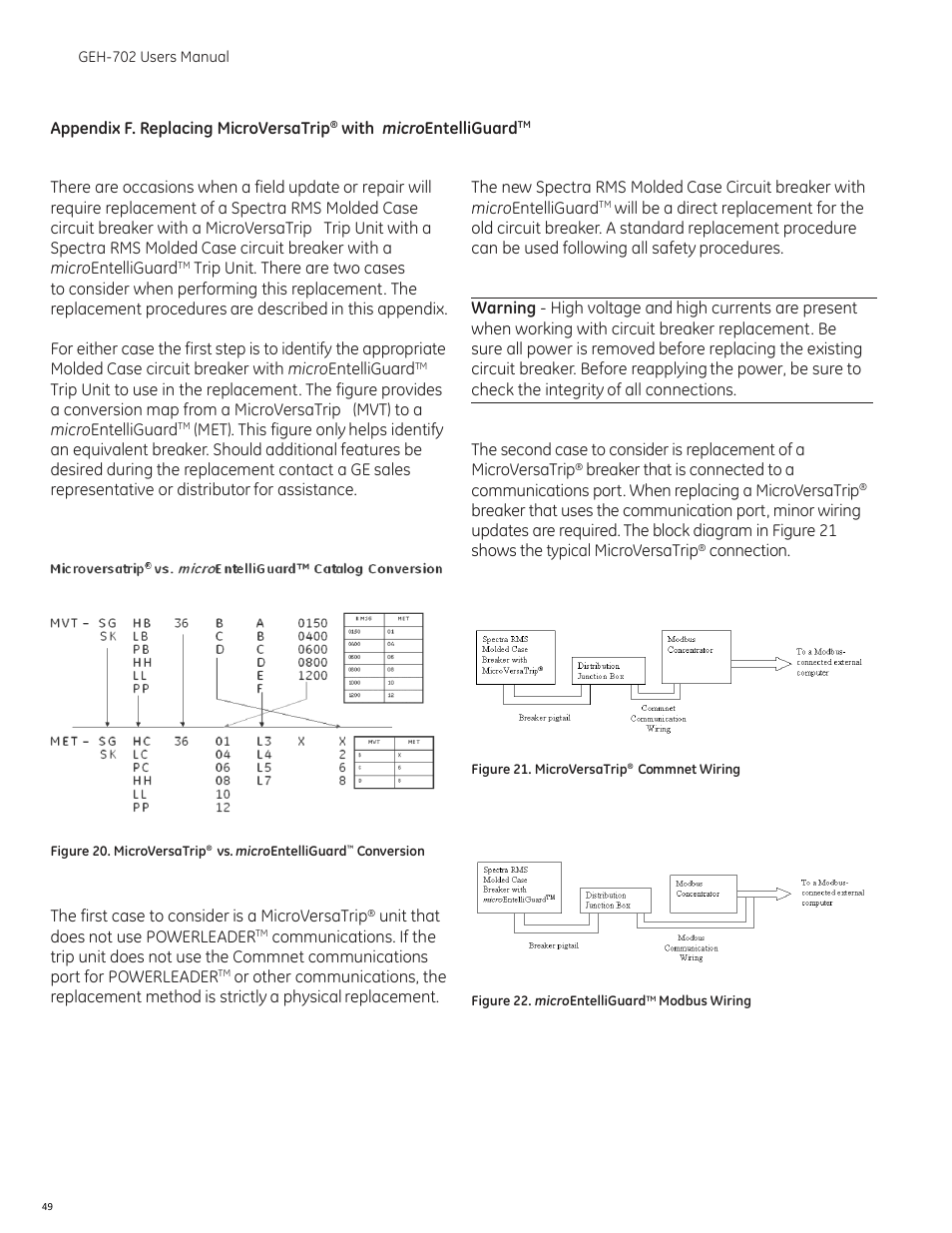 GE Industrial Solutions Spectra RMS Molded Case User Manual | Page 50 / 52