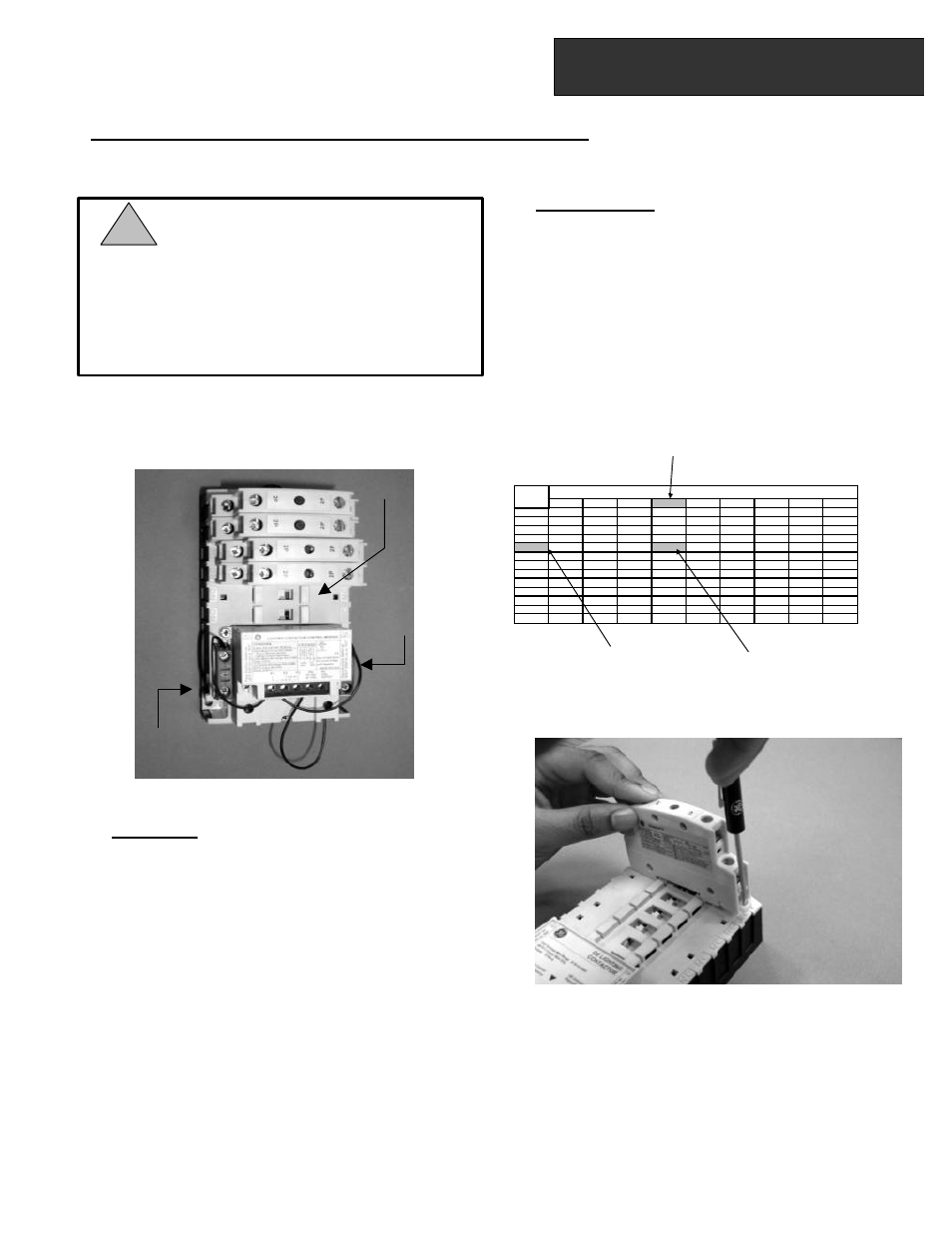GE Industrial Solutions CR460 LIGHTING CONTACTOR SERIES User Manual | 4 pages
