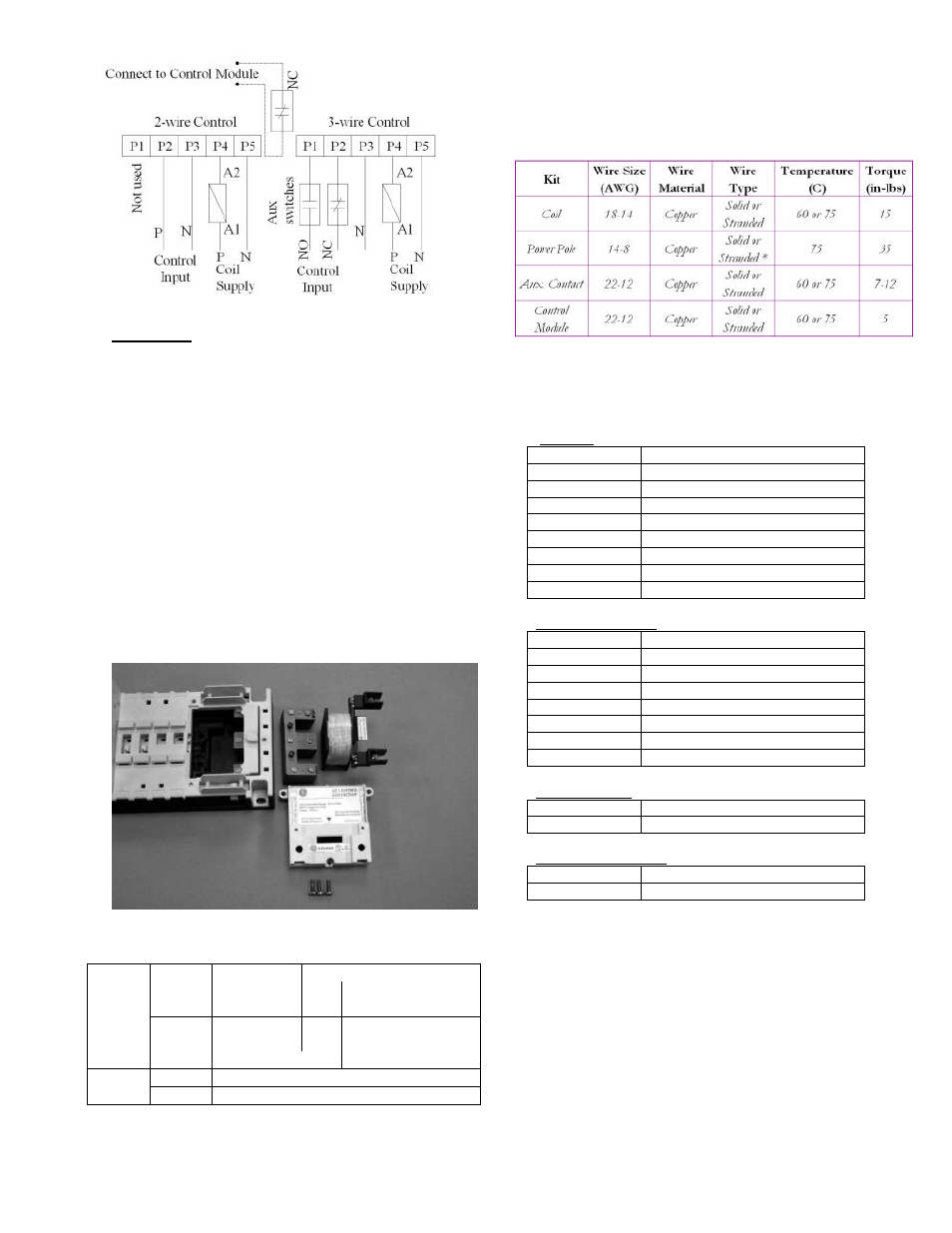 GE Industrial Solutions CR460 LIGHTING CONTACTOR SERIES User Manual | Page 3 / 4