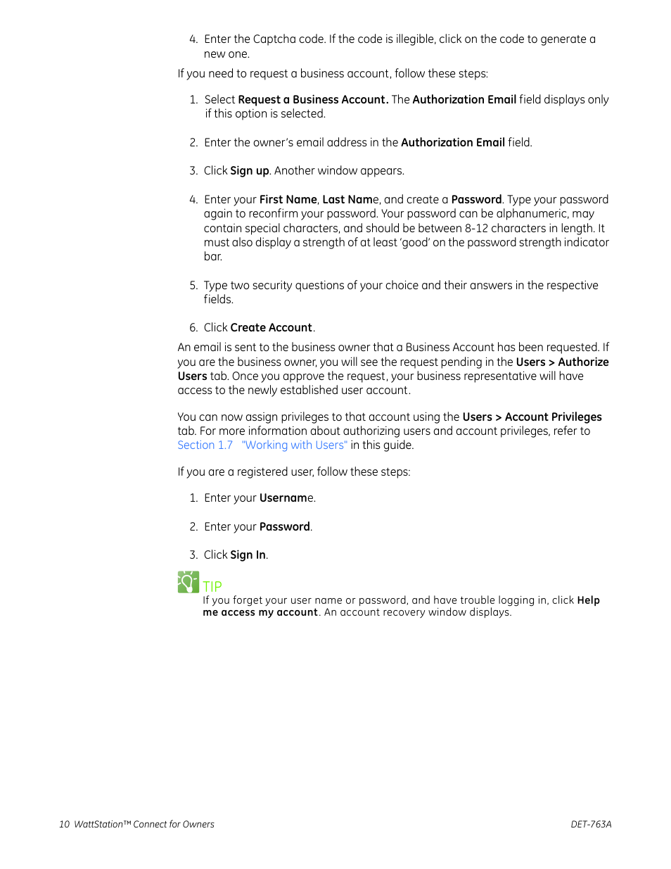 GE Industrial Solutions WattStation Connect Owner Second Edition (iPhone) User Manual | Page 12 / 49