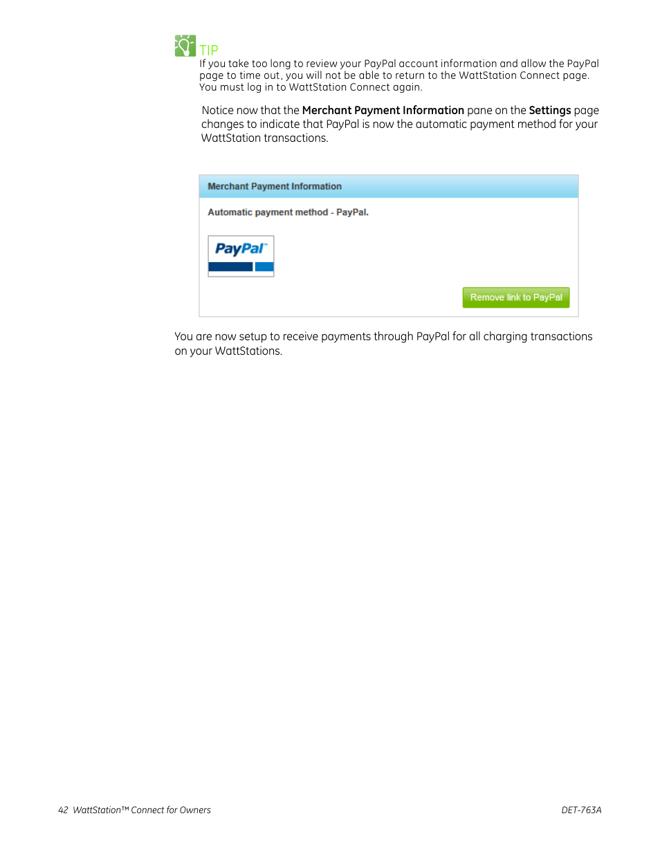 GE Industrial Solutions WattStation Connect Owner Second Edition (iPhone) User Manual | Page 44 / 49