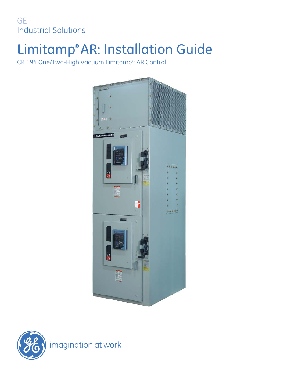 GE Industrial Solutions Limitamp AR User Manual | 20 pages