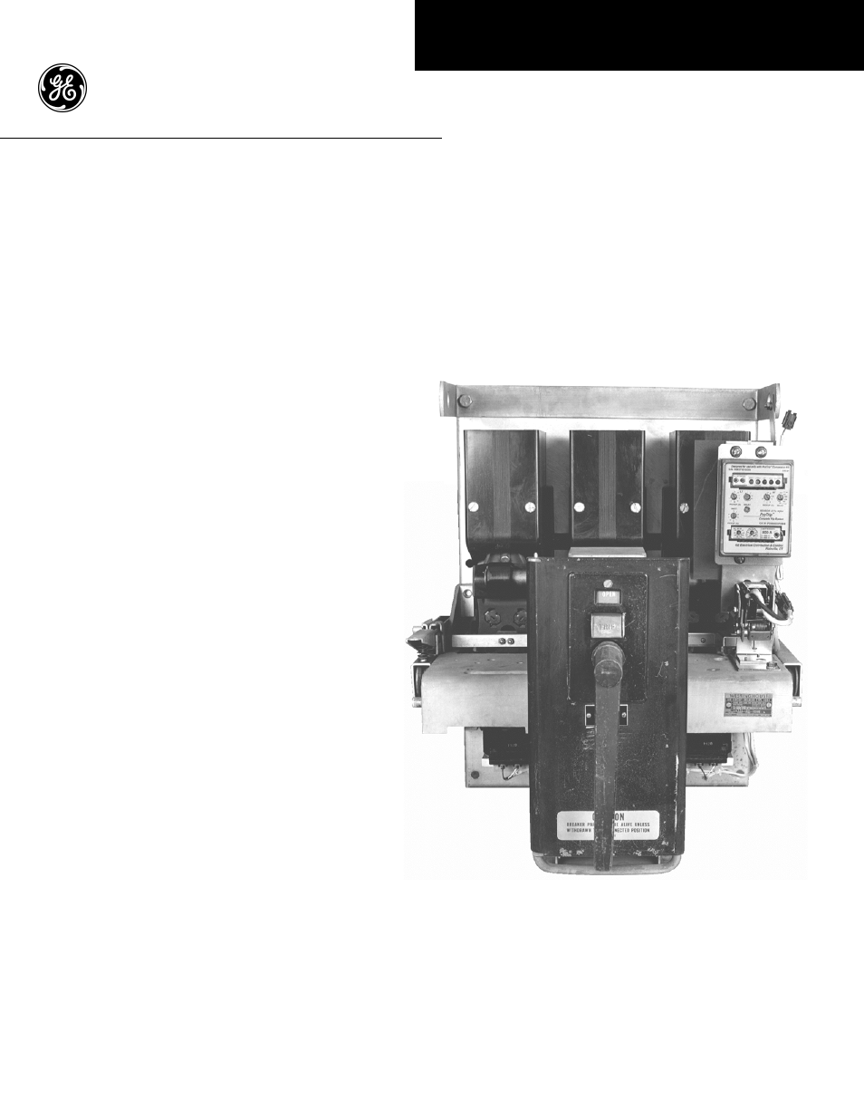 GE Industrial Solutions ProTrip Conversion Kits DB-25, DBL-25, DB-50, DBL-50 User Manual | 22 pages
