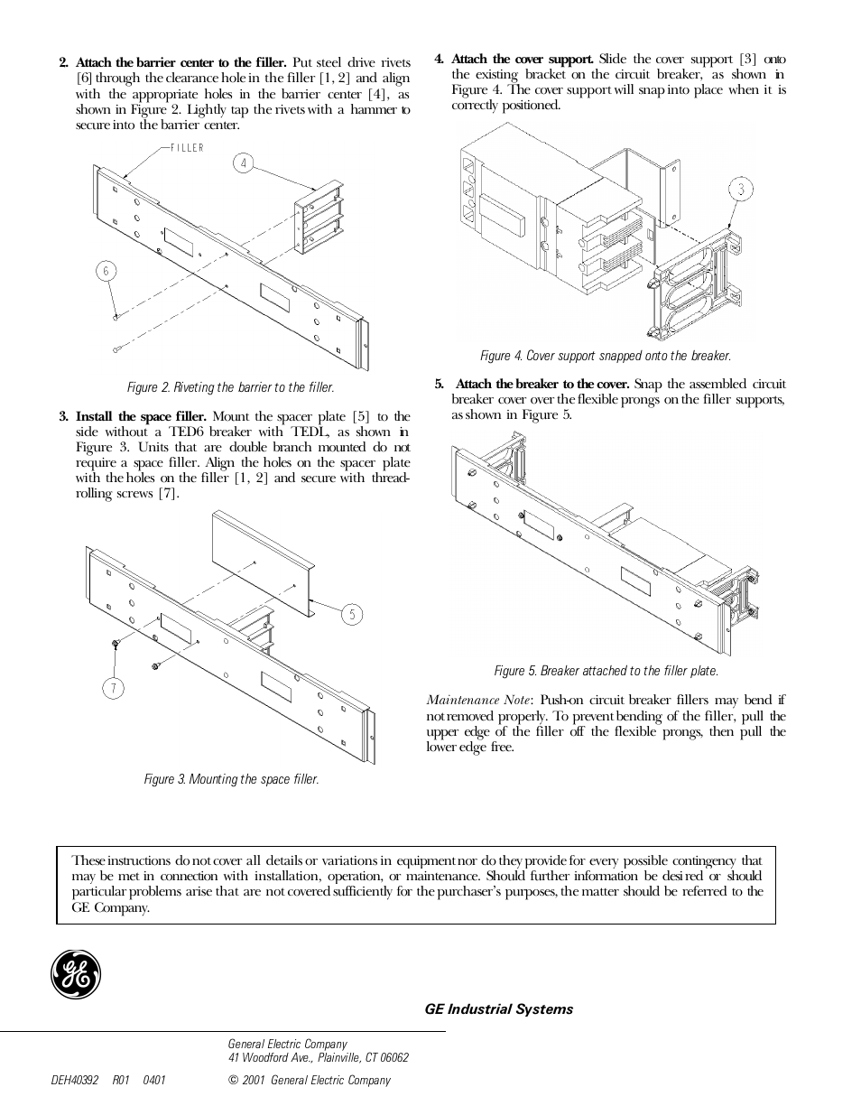 GE Industrial Solutions Spectra Series Power Panelboards User Manual | Page 2 / 2