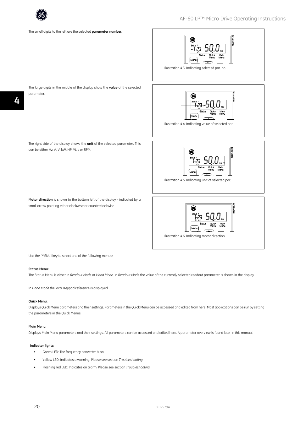 Af-60 lp™ micro drive operating instructions | GE Industrial Solutions AF-60 LP Micro Drive Operating Instructions User Manual | Page 21 / 72