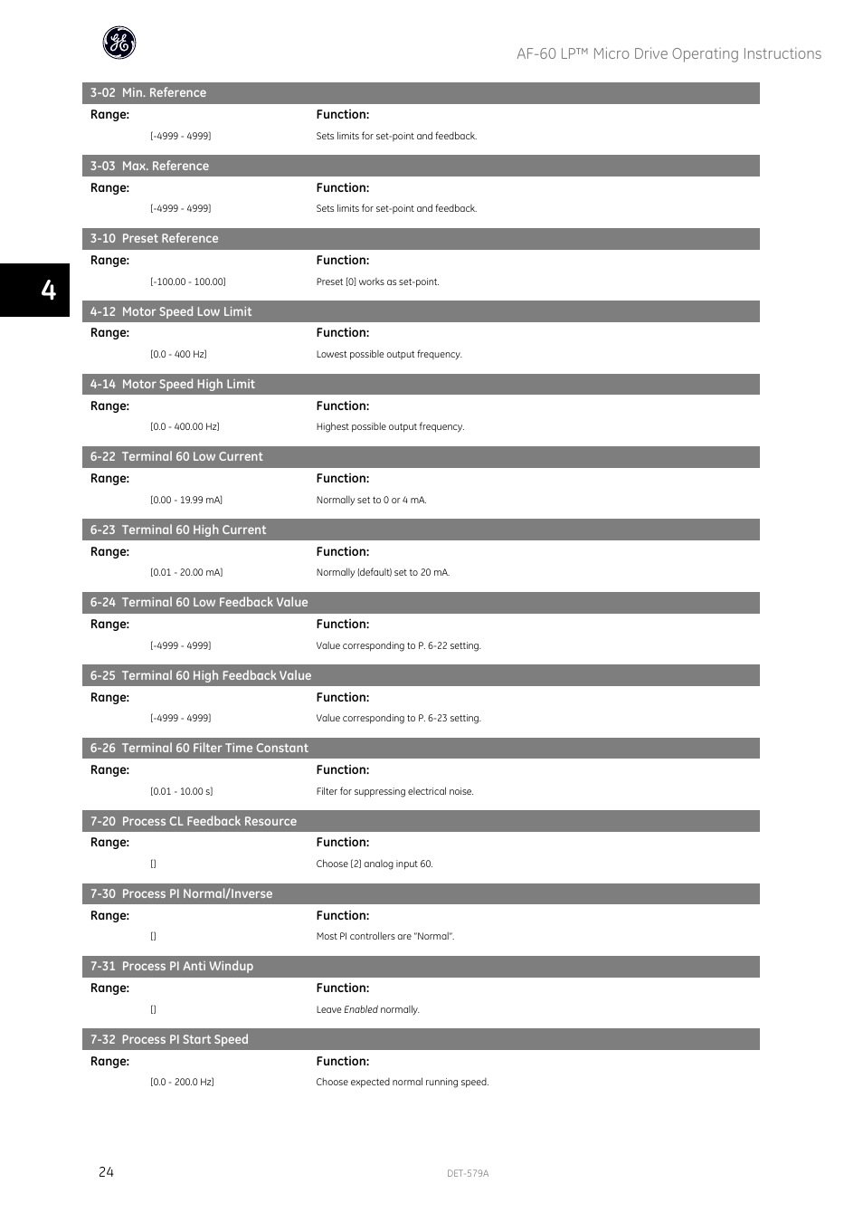 Af-60 lp™ micro drive operating instructions | GE Industrial Solutions AF-60 LP Micro Drive Operating Instructions User Manual | Page 25 / 72