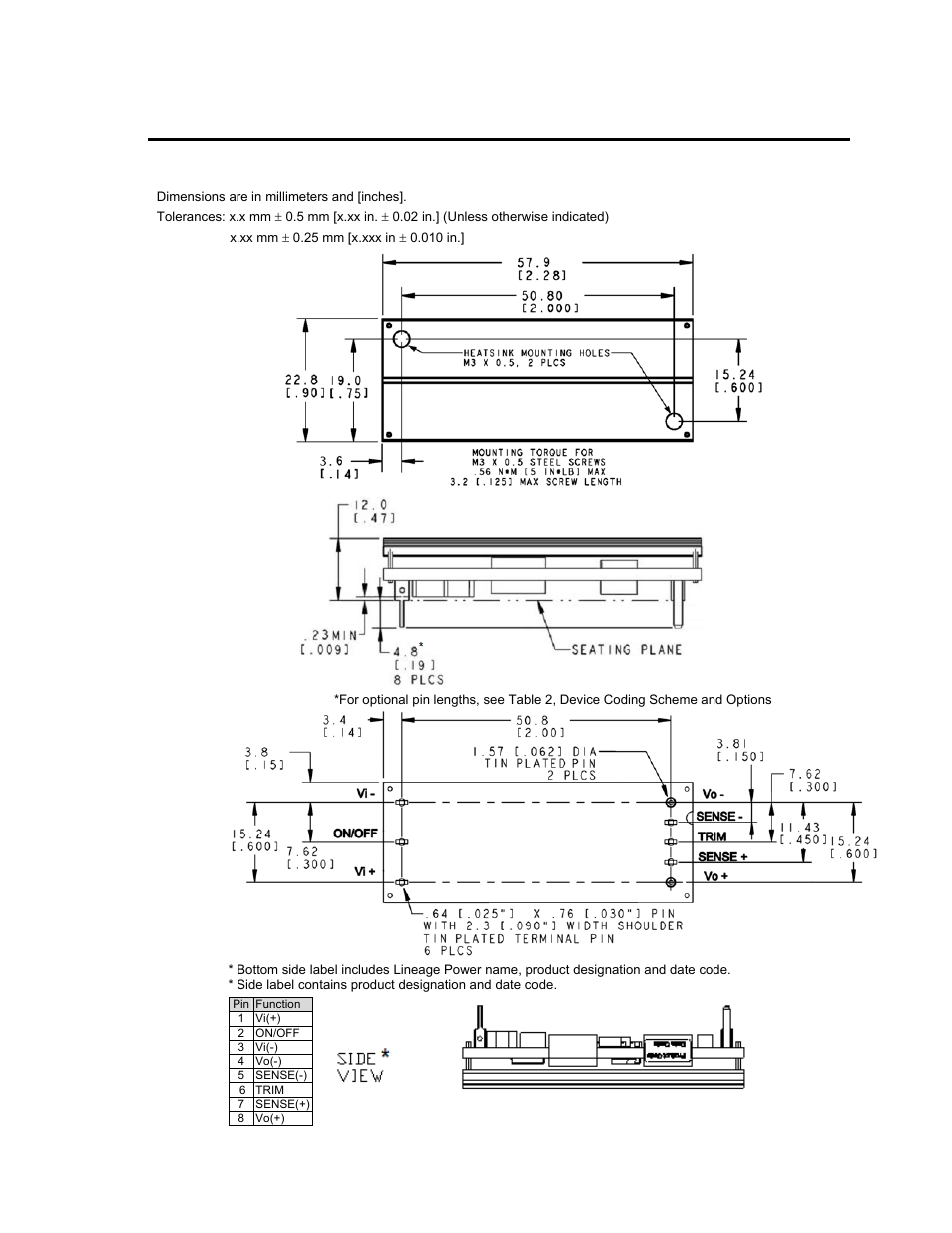 GE Industrial Solutions ESTW004A2C Series User Manual | Page 15 / 18