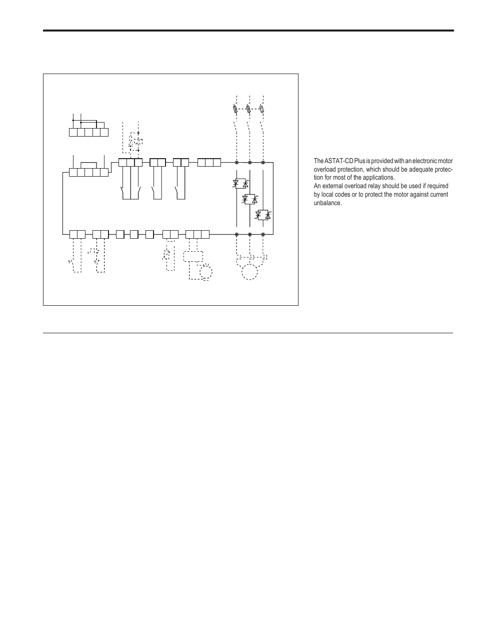 Appendix, 1. application diagrams, Basic diagram with linear ramp | GE Industrial Solutions ASTAT-CD Plus User Manual | Page 31 / 40