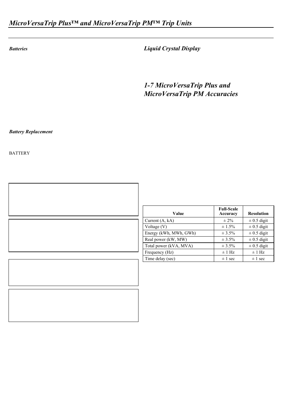 Liquid crystal display | GE Industrial Solutions WavePro Low-Voltage Power Circuit Breakers User Manual | Page 14 / 40