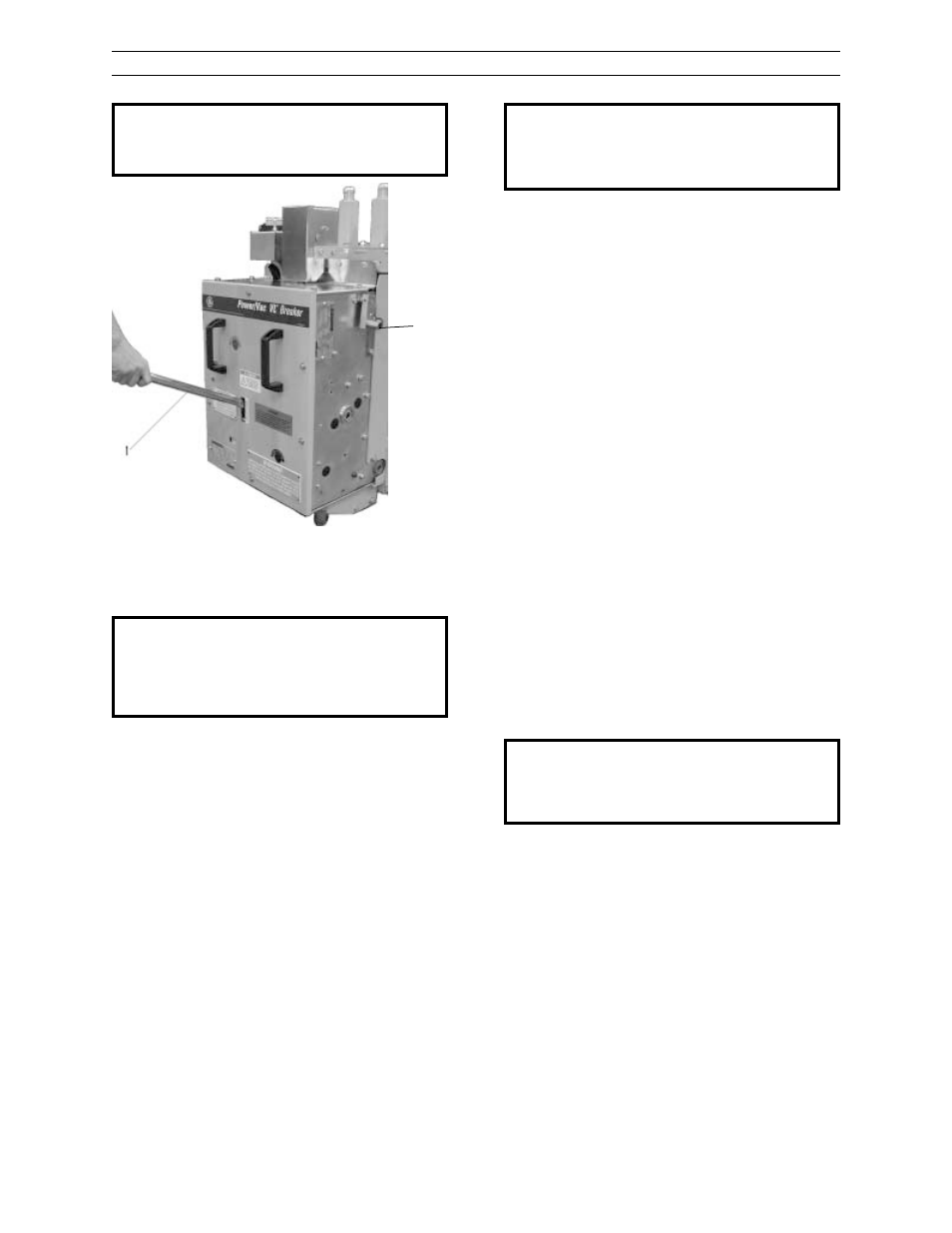 Powervac, 5kv vertical lift chapter 4. installation | GE Industrial Solutions PowerVac 5kV VL PV VL 4.16-250-0 User Manual | Page 13 / 68