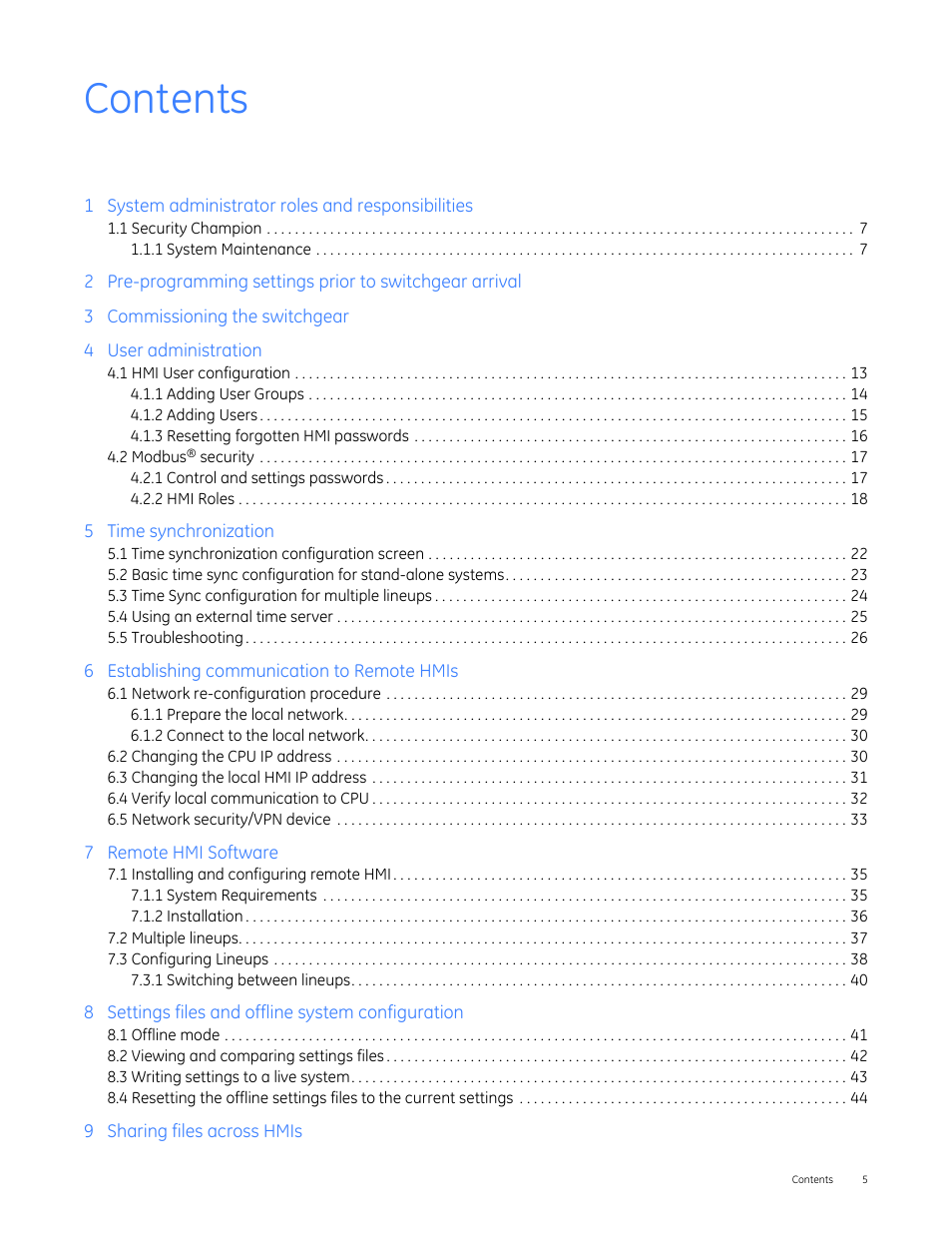 GE Industrial Solutions Entellisys 4.0 System Administrator Manual User Manual | Page 5 / 72