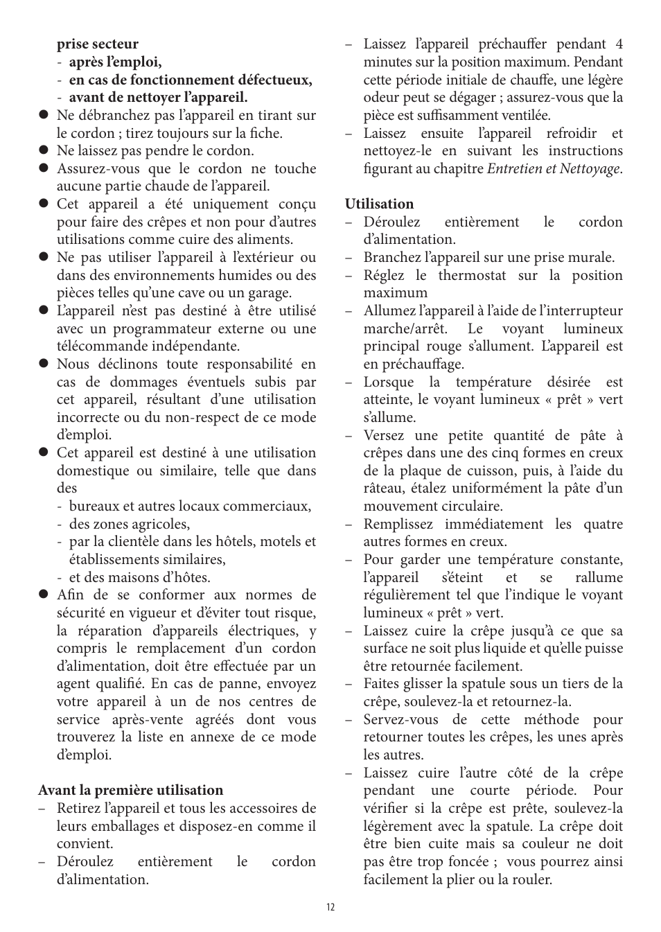 SEVERIN CM 2196 User Manual | Page 12 / 50