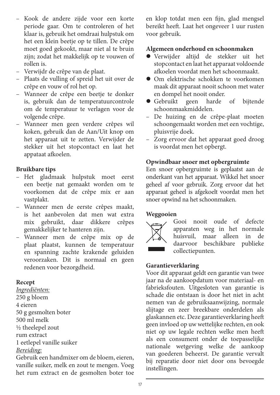 SEVERIN CM 2196 User Manual | Page 17 / 50